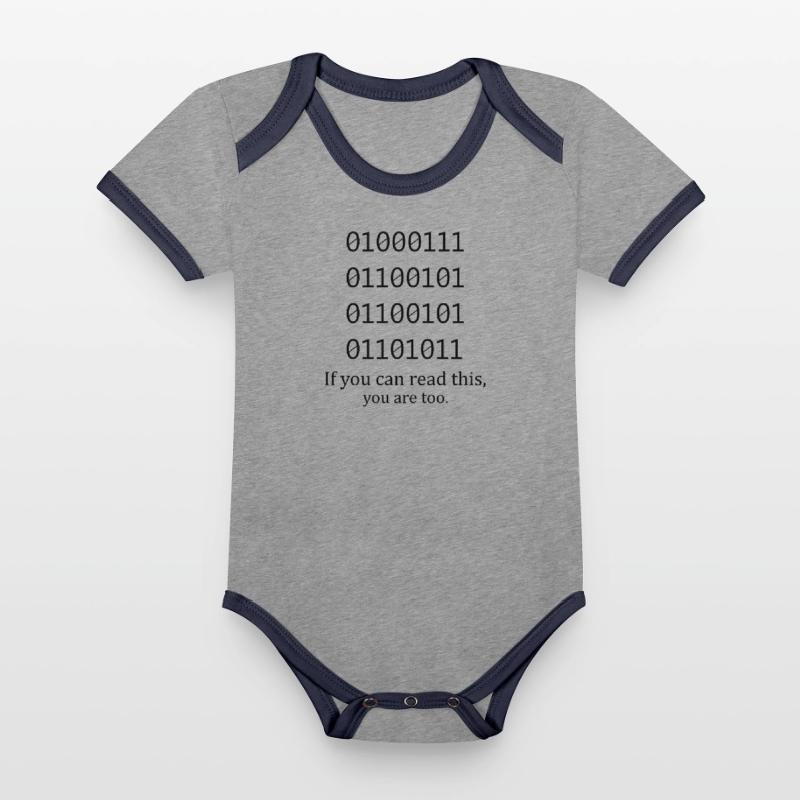 Technical Support Computer Technology IT Software Organic Baby Contrasting Bodysuit