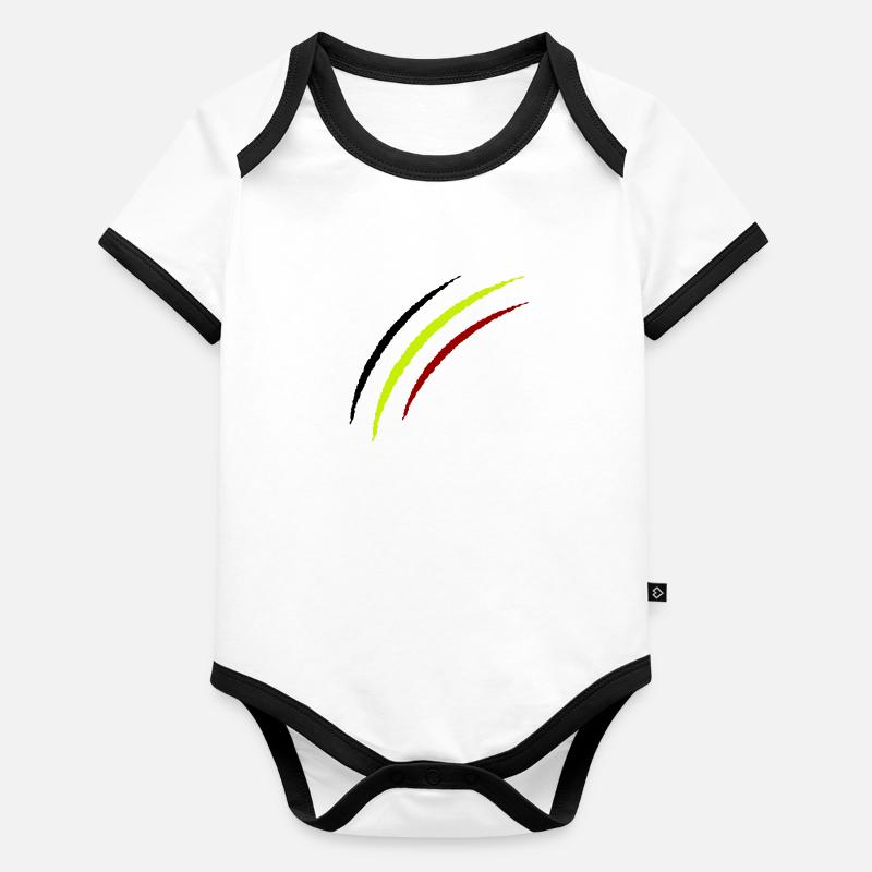 Claws Belgium Organic Baby Contrasting Bodysuit