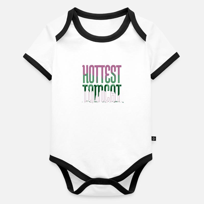 chat persan avocats geek déclaration géniale Body Bébé bio contrasté manches courtes