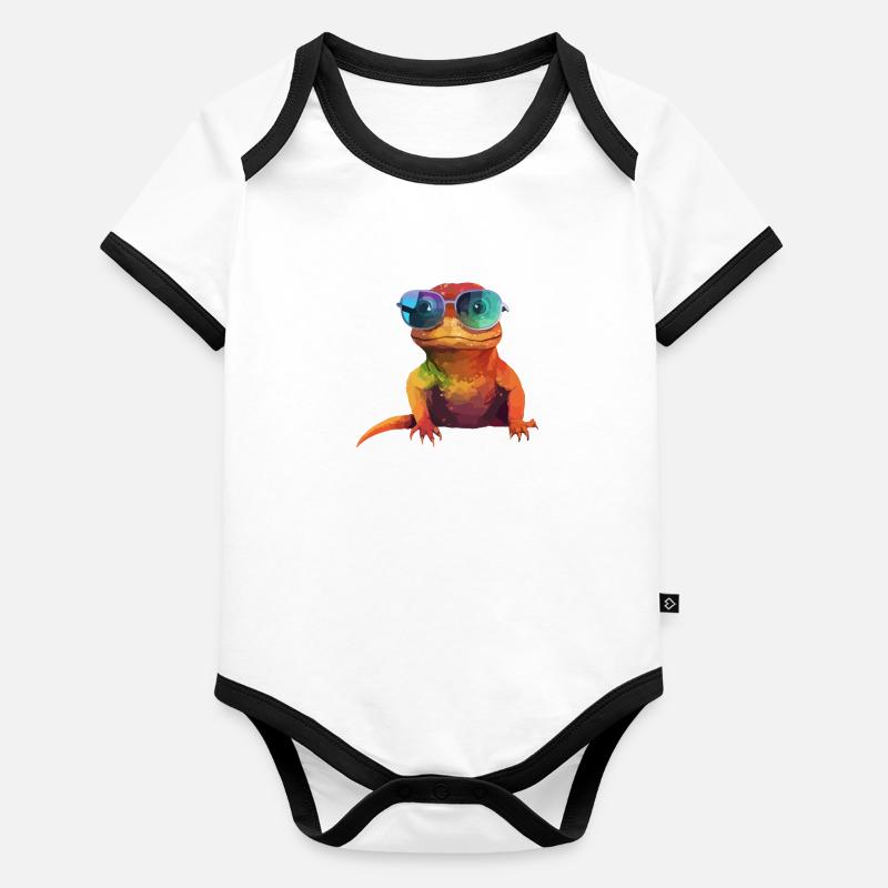 Sala-Salamander Baby Bio-Kurzarm-Kontrastbody