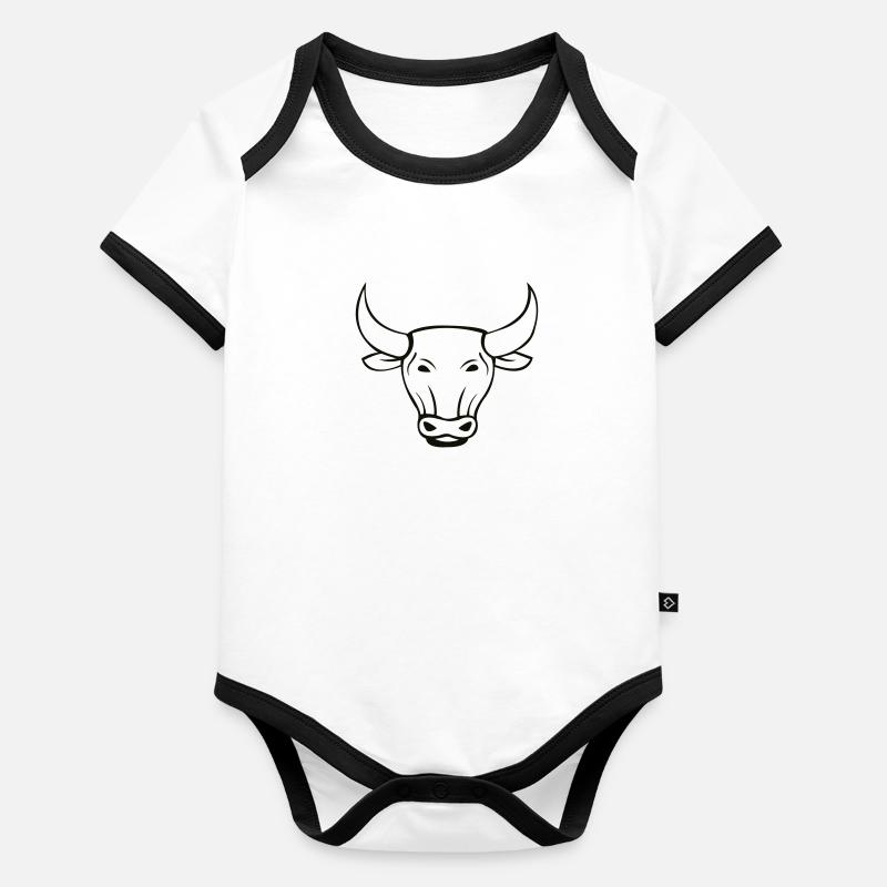 Taurus 01 Organic Baby Contrasting Bodysuit