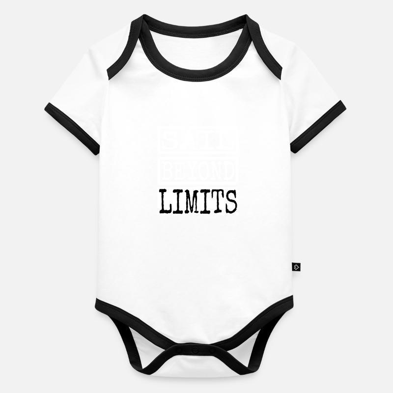 Citation amusante sur les techniques de voile d’anniversaire Body Bébé bio contrasté manches courtes