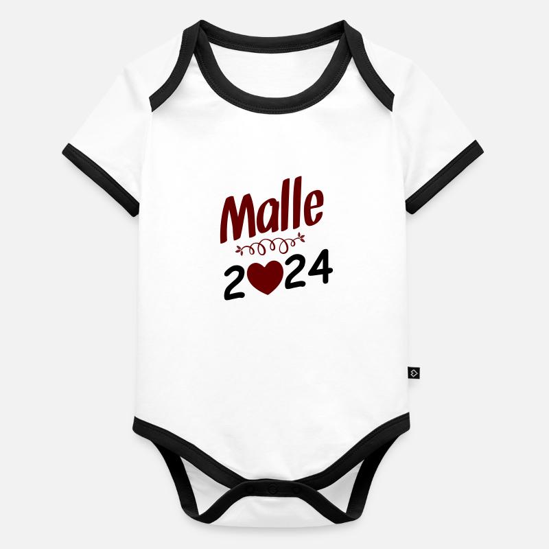 MALLE 2024 Organic Baby Contrasting Bodysuit