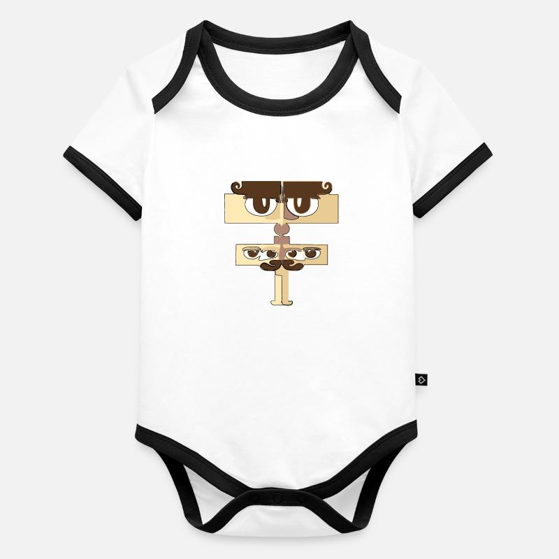 Unreal character Organic Baby Contrasting Bodysuit