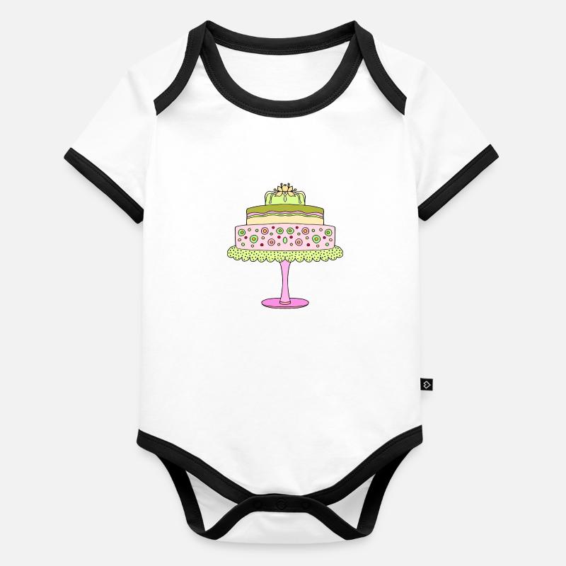 Cake Organic Baby Contrasting Bodysuit