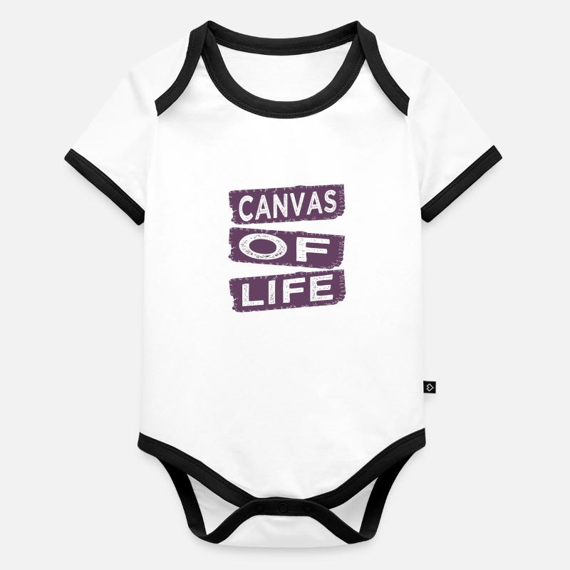 citation drôle expression écrite beauté heureuse Body Bébé bio contrasté manches courtes