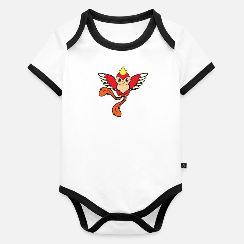 Venti der Phönix Baby Bio-Kurzarm-Kontrastbody
