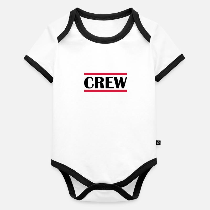 crew Organic Baby Contrasting Bodysuit
