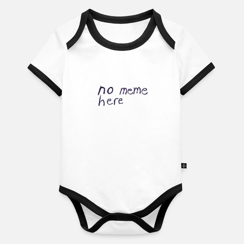 no meme here Baby Bio-Kurzarm-Kontrastbody