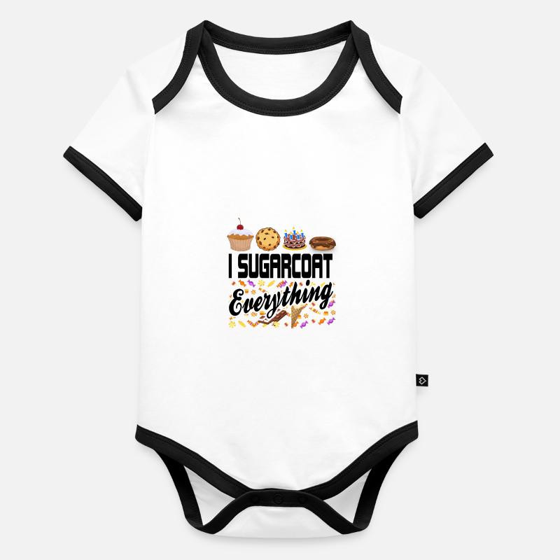 Confectioner Organic Baby Contrasting Bodysuit