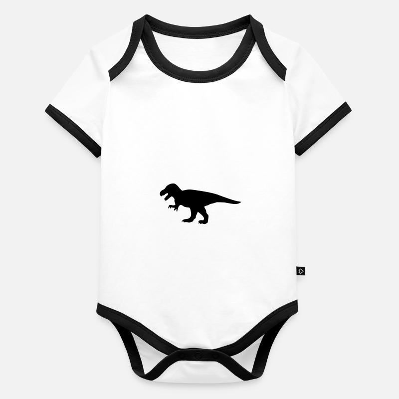 t rex Body Bébé bio contrasté manches courtes