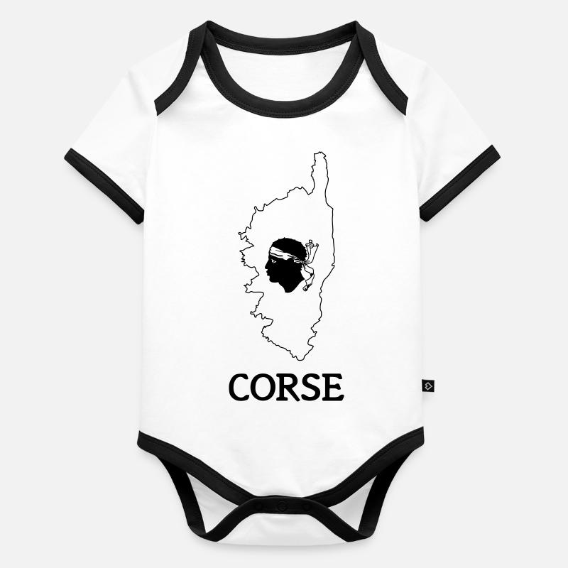 corse Organic Baby Contrasting Bodysuit