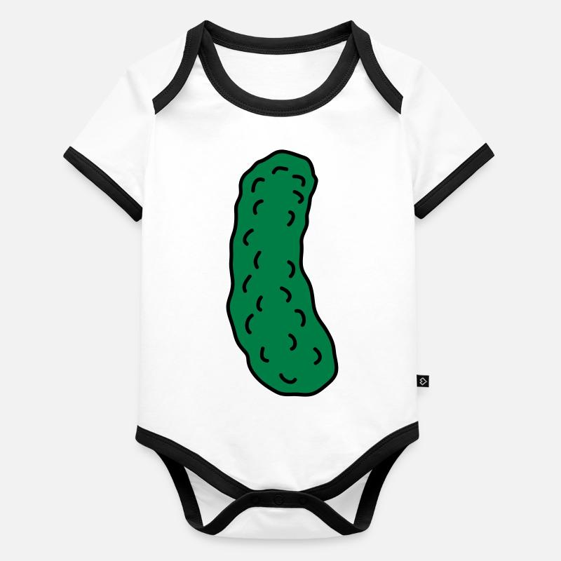 Cucumber Organic Baby Contrasting Bodysuit