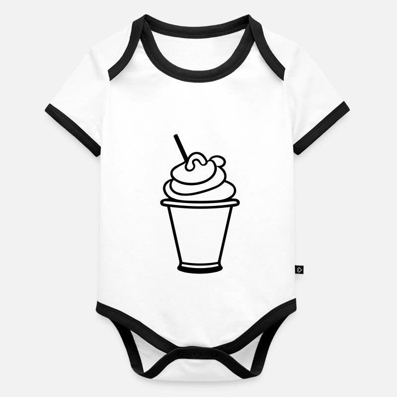 Ice Sundae Organic Baby Contrasting Bodysuit