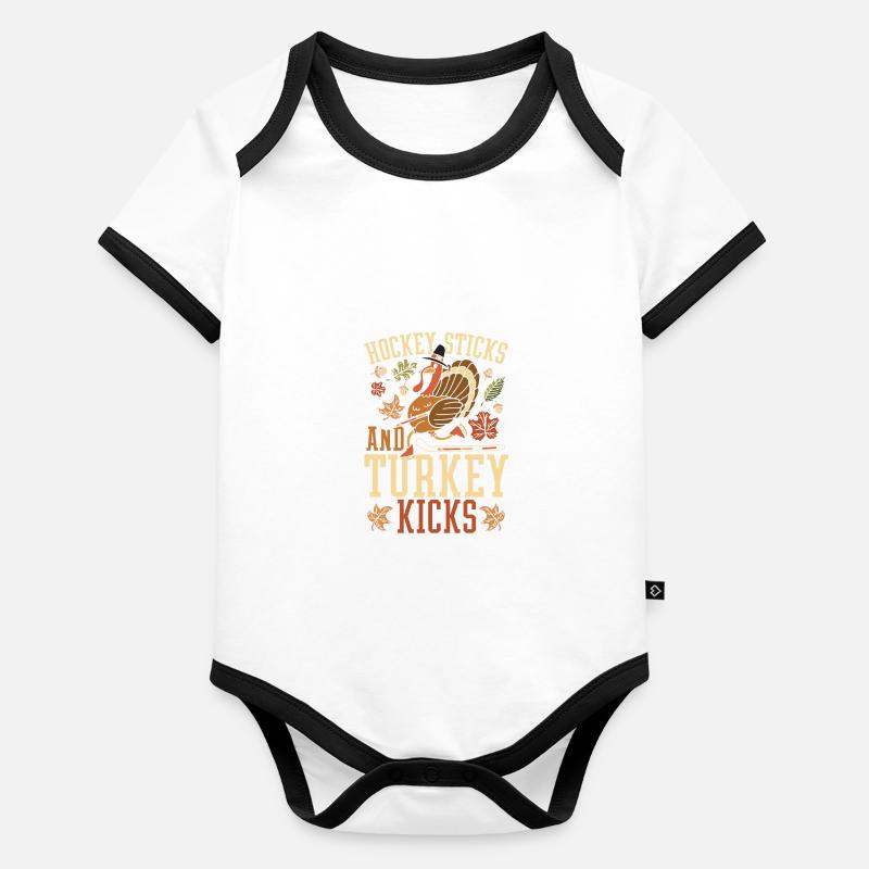 Puck Thanksgiving Contest Organic Baby Contrasting Bodysuit