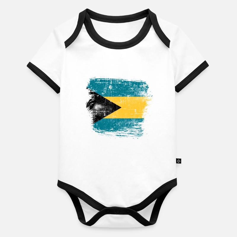 Bahamas Organic Baby Contrasting Bodysuit
