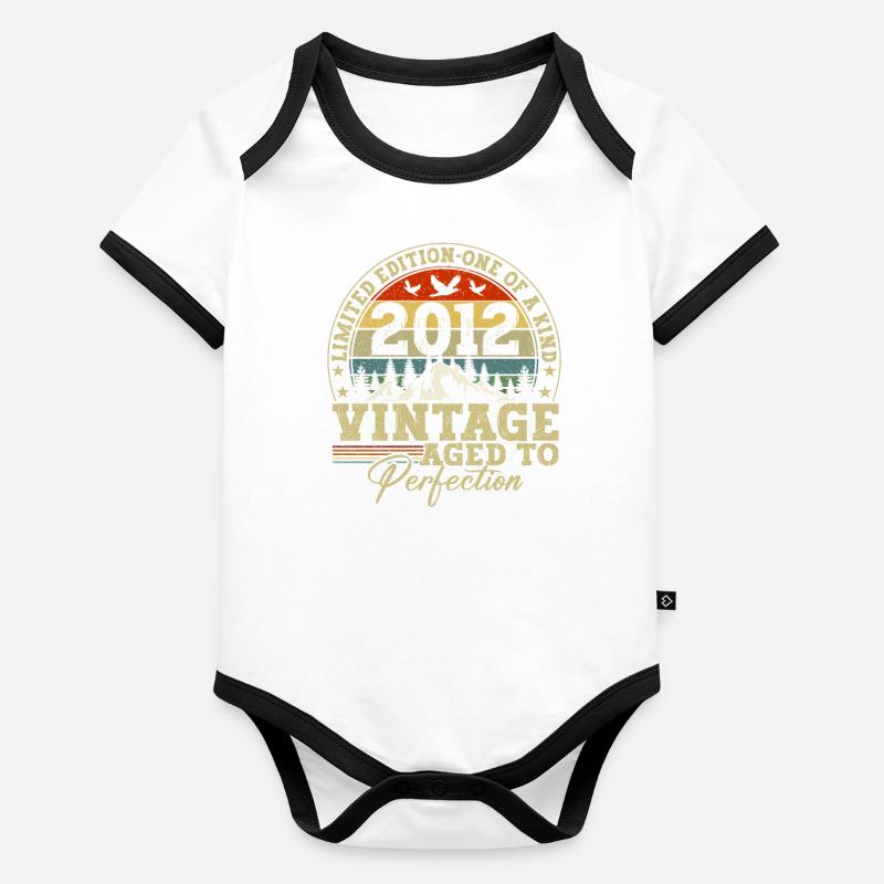 Level 10 Unlocked Organic Baby Contrasting Bodysuit