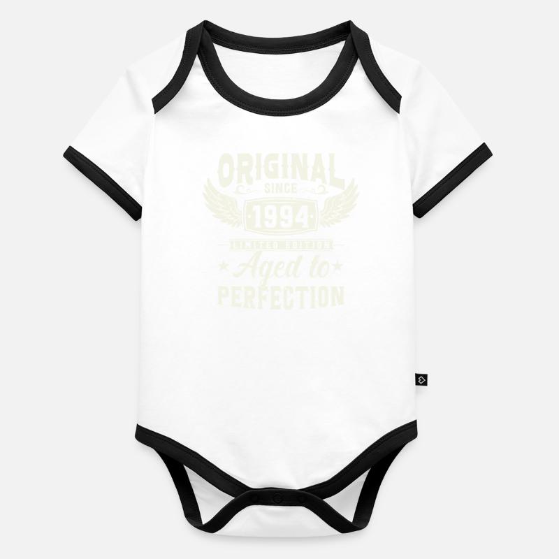 30. Geburtstagsgeschenk Vintage 1994 Baby Bio-Kurzarm-Kontrastbody