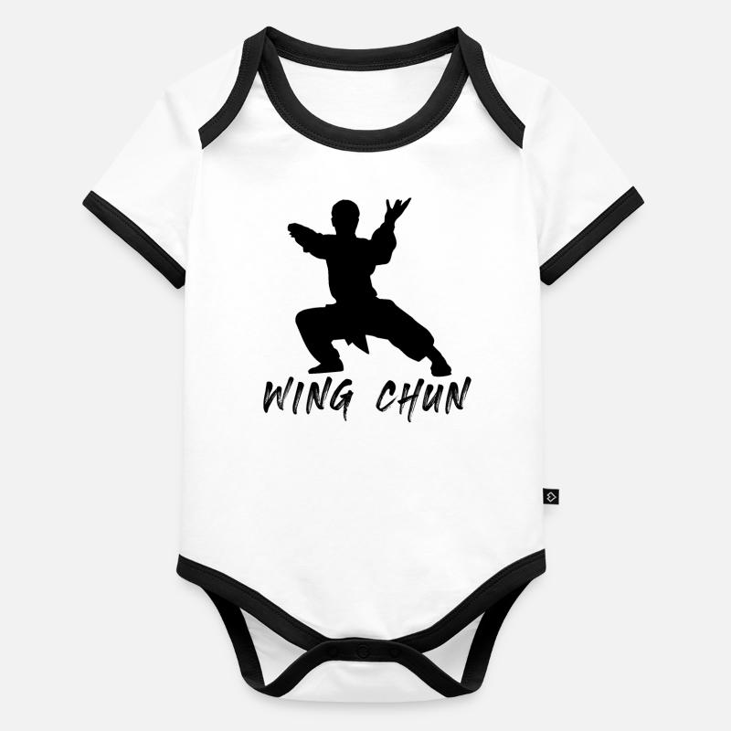 Wing Chun Baby Bio-Kurzarm-Kontrastbody