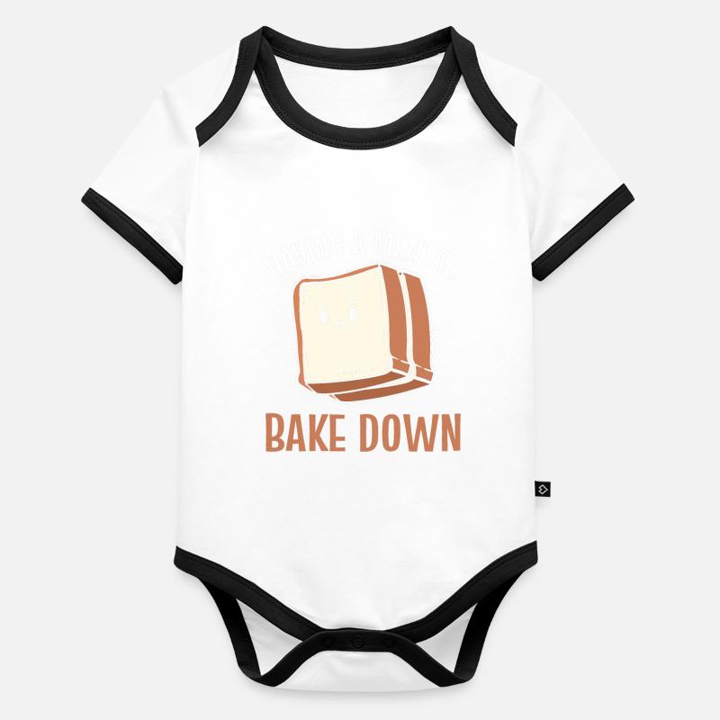 Baker Pastry Maker Organic Baby Contrasting Bodysuit