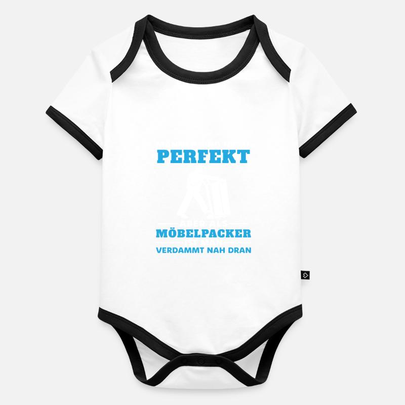 Möbelpacker Umzugshelfer Geschenkhumor Baby Bio-Kurzarm-Kontrastbody
