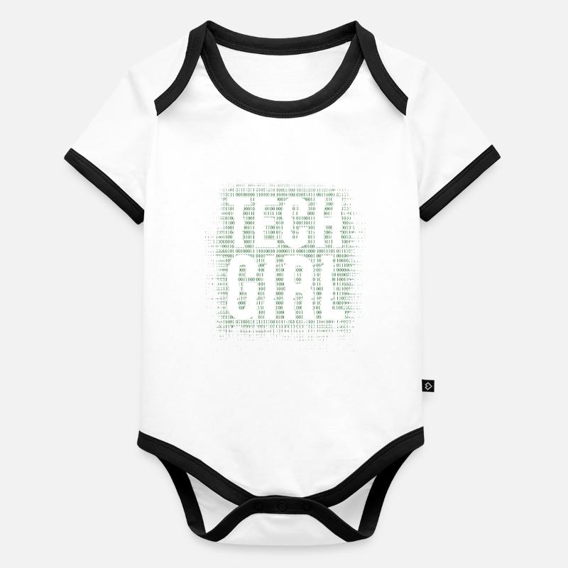 Tech Girl Programmiererin Baby Bio-Kurzarm-Kontrastbody