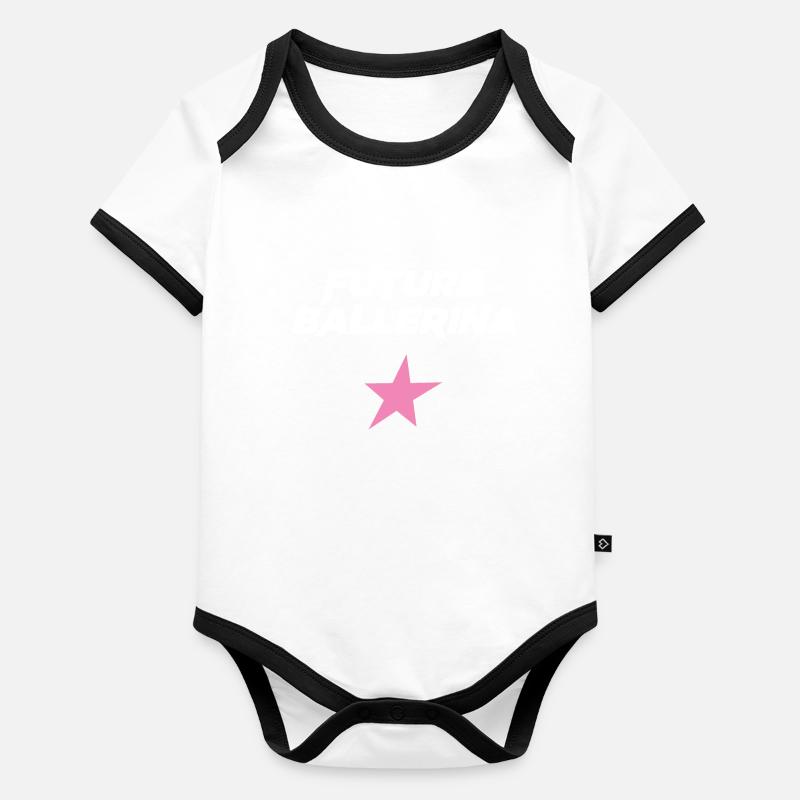 Future Ballerina Organic Baby Contrasting Bodysuit