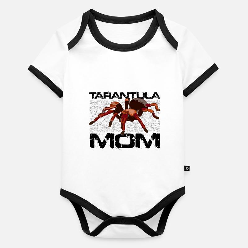 Tarantel Mama Spinne Geschenk Taranteln Geschenke Baby Bio-Kurzarm-Kontrastbody