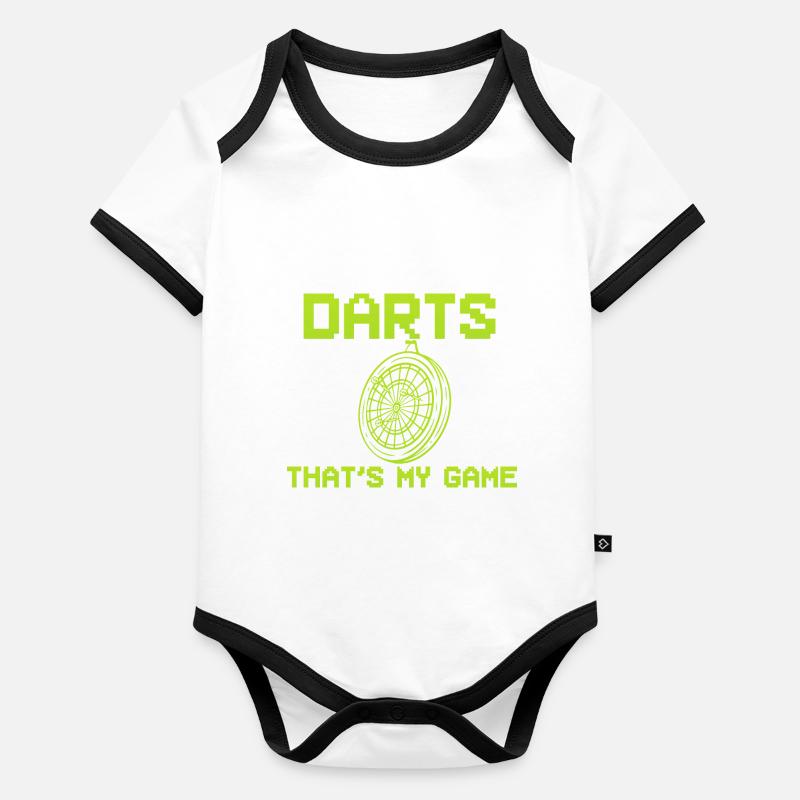 Dart Shooting Dartwerfer Baby Bio-Kurzarm-Kontrastbody