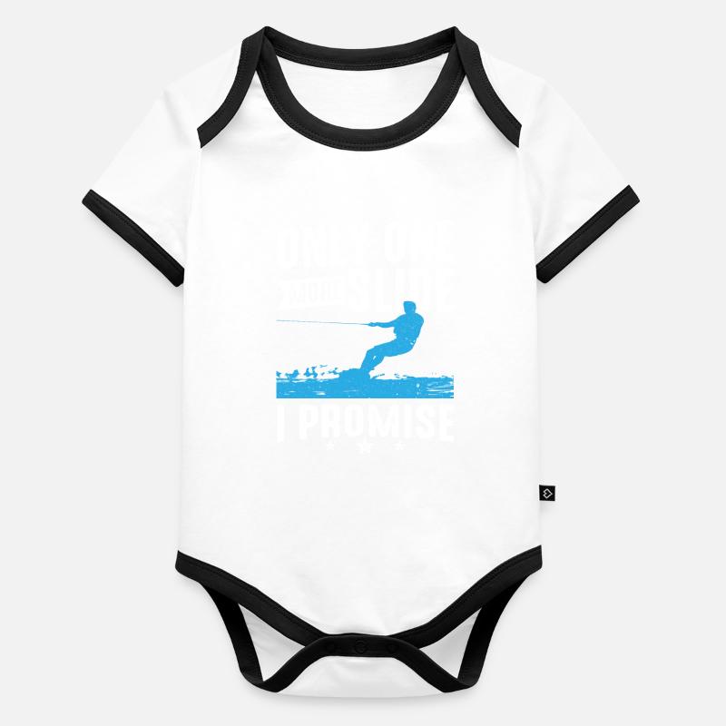 Une seule diapositive de plus que je promets wakeboard Body Bébé bio contrasté manches courtes