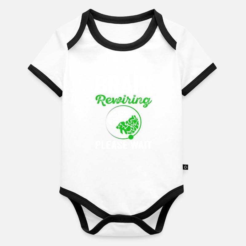 Brain Surgery Brain Rewiring Brain Injury Organic Baby Contrasting Bodysuit
