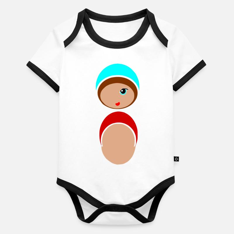 Wrist Organic Baby Contrasting Bodysuit
