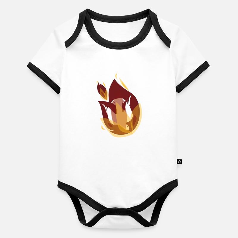 esprit Saint Body Bébé bio contrasté manches courtes