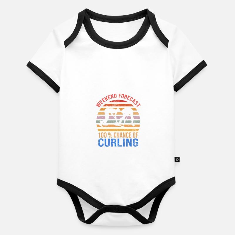 Curling Organic Baby Contrasting Bodysuit