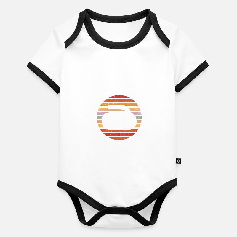 Curling Organic Baby Contrasting Bodysuit