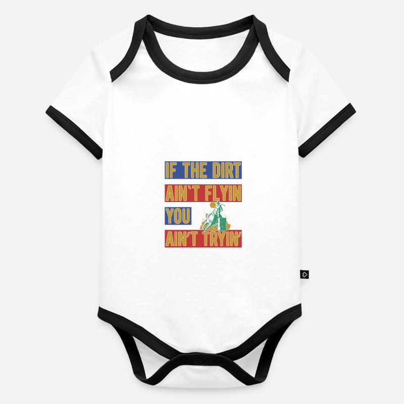 Barrel Racing Organic Baby Contrasting Bodysuit