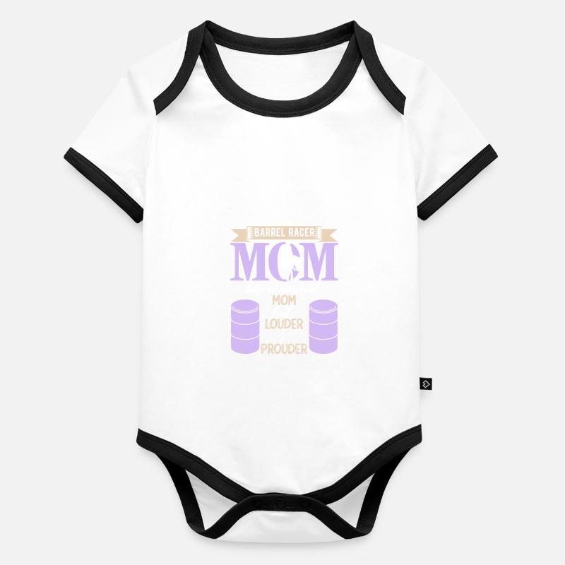 Barrel Racing Organic Baby Contrasting Bodysuit