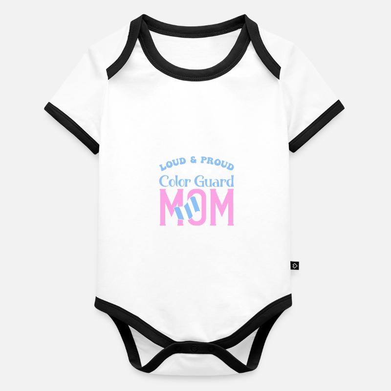 Garde de couleur Body Bébé bio contrasté manches courtes