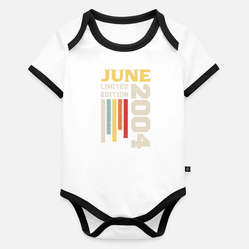 June 2004 - Birthday Gift June 2004 June Organic Baby Contrasting Bodysuit