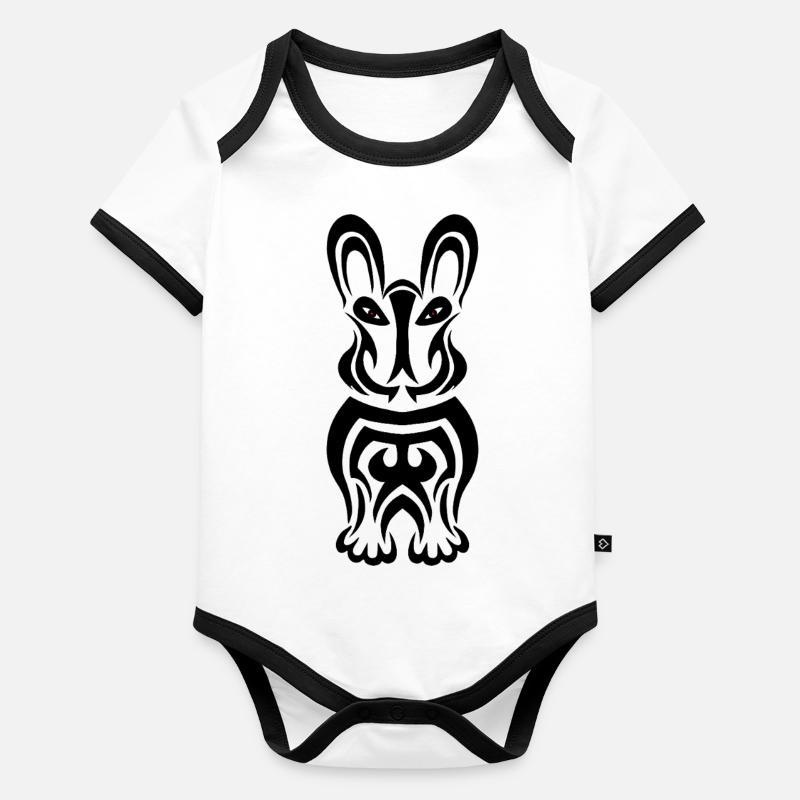 Rabbit Organic Baby Contrasting Bodysuit