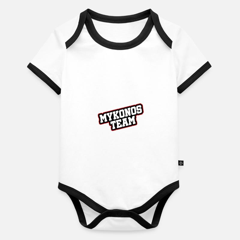 Mykonos Team Organic Baby Contrasting Bodysuit