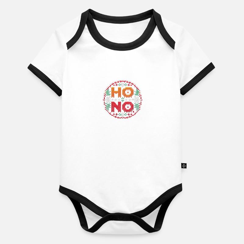 Ho Non Body Bébé bio contrasté manches courtes