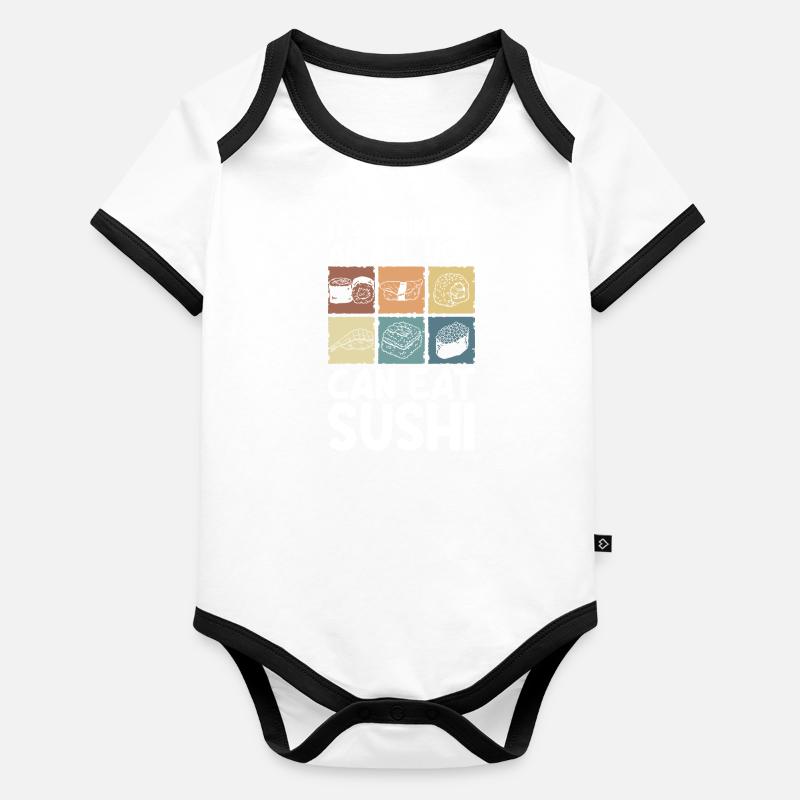 Buffet counter self-service gourmet Organic Baby Contrasting Bodysuit