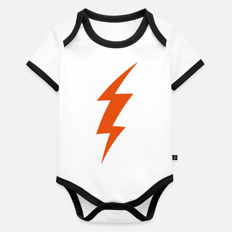 thunder Organic Baby Contrasting Bodysuit