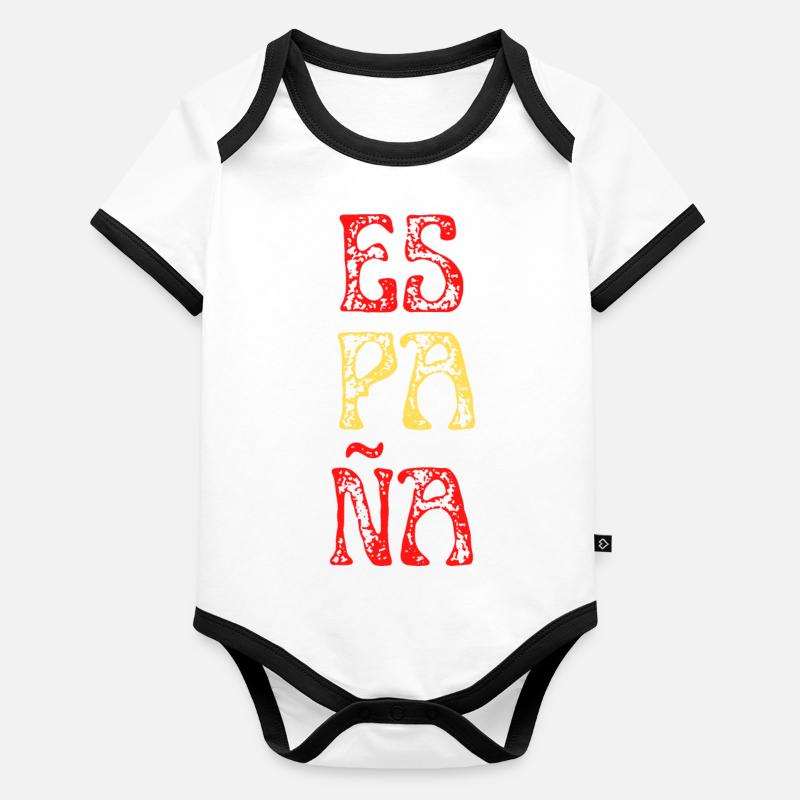 Spain Organic Baby Contrasting Bodysuit