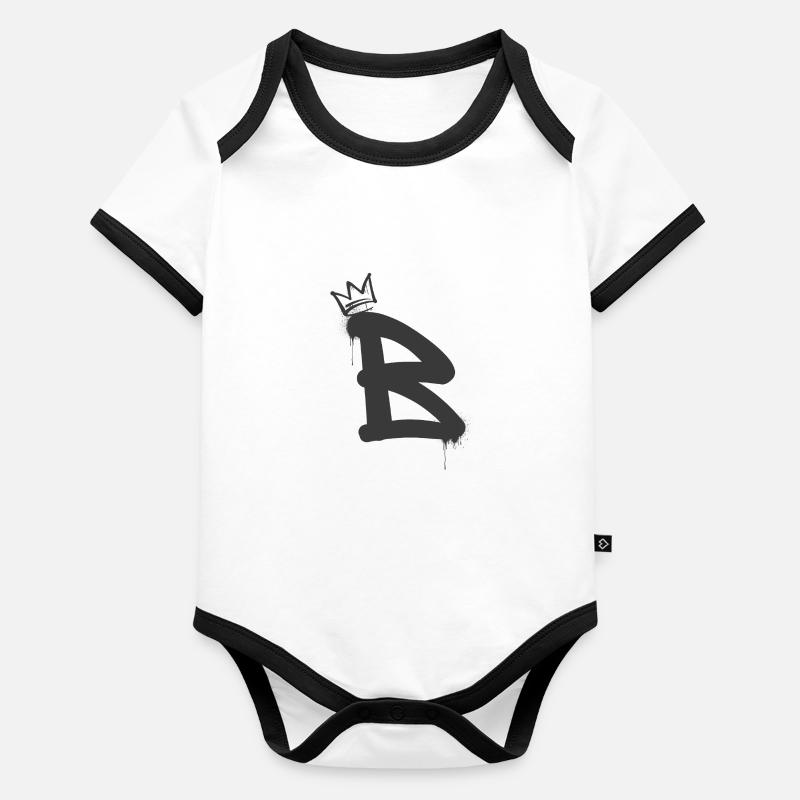 B Body Bébé bio contrasté manches courtes