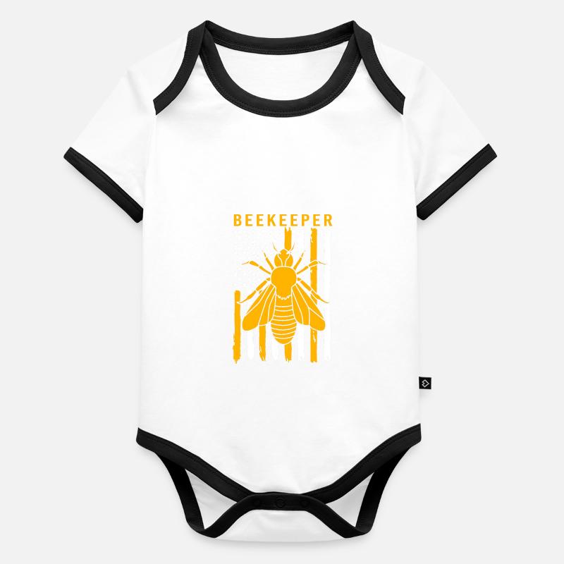 Beekeeper Organic Baby Contrasting Bodysuit