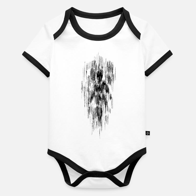 Horreur Body Bébé bio contrasté manches courtes