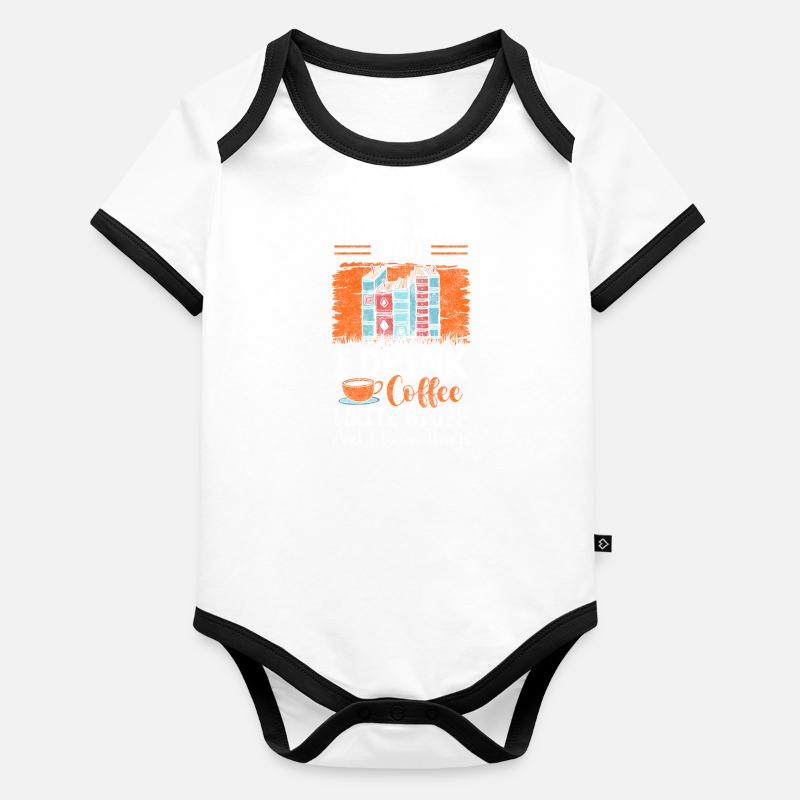 Author Writing Novel Crime Organic Baby Contrasting Bodysuit