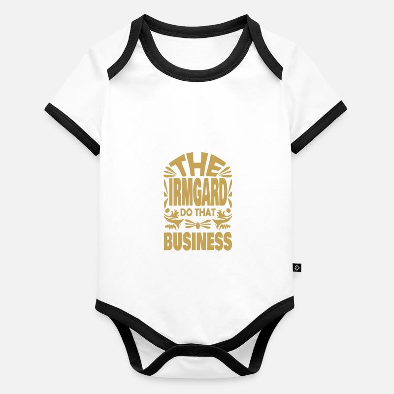 Proverbs Irmgard Organic Baby Contrasting Bodysuit